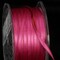 The Ribbon People Fuchsia Pink and Brown Double Sided Craft Ribbon with Stitch Edge 0.25" x 220 Yards